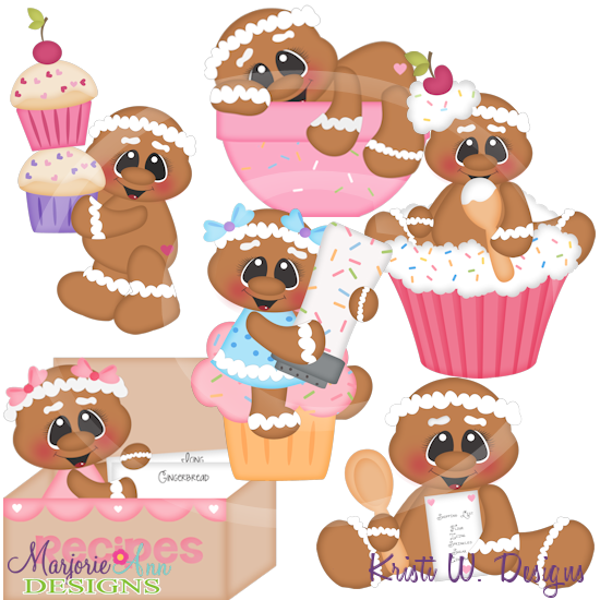 Baking Up Some Sweetness SVG Cutting Files Includes Clipart - Click Image to Close